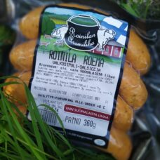 roinila roema valkosipulinen täyslihamakkara paunolan tila muna-auto